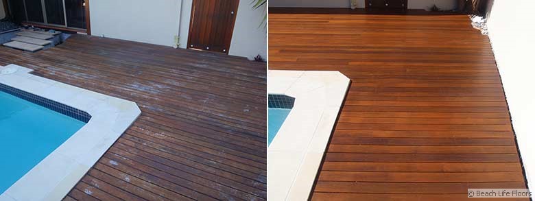 Poolside deck restoration